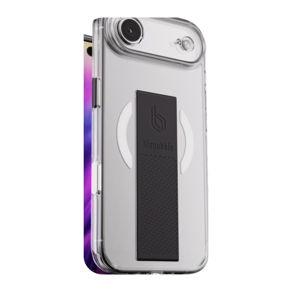 Blupebble for iPhone 17 Air Gripflex Case with MagSafe Black