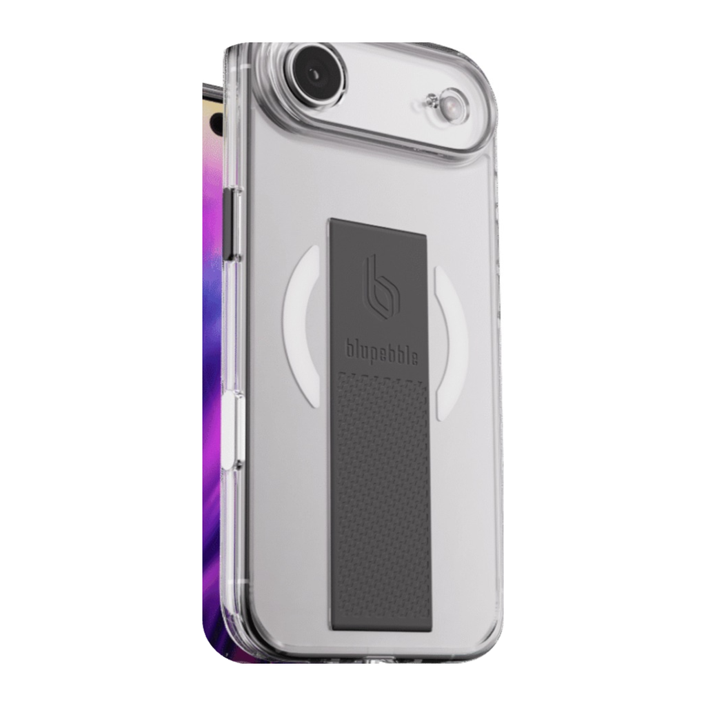 Blupebble for iPhone 17 Air Gripflex Case with MagSafe Gray
