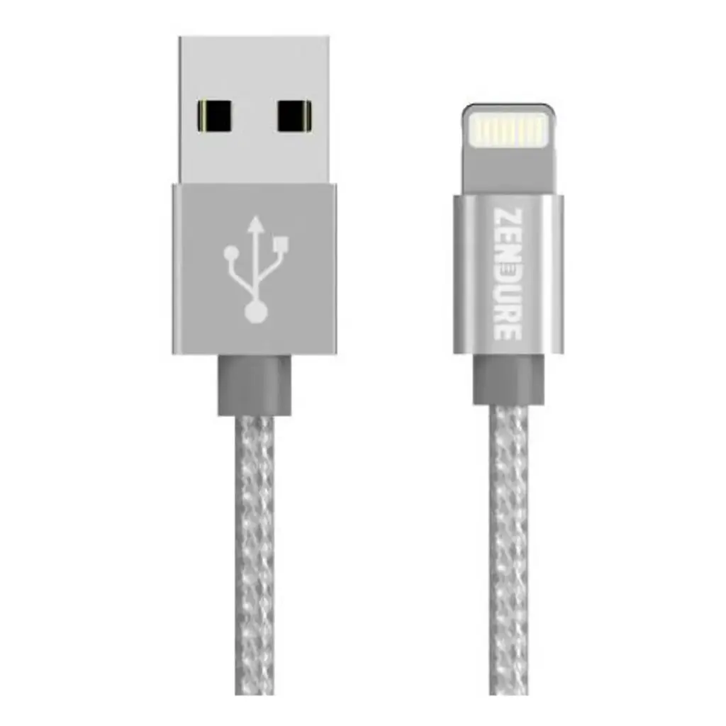 Zendure Braided Aluminum Charge/Sync Lightning Cable 100cm