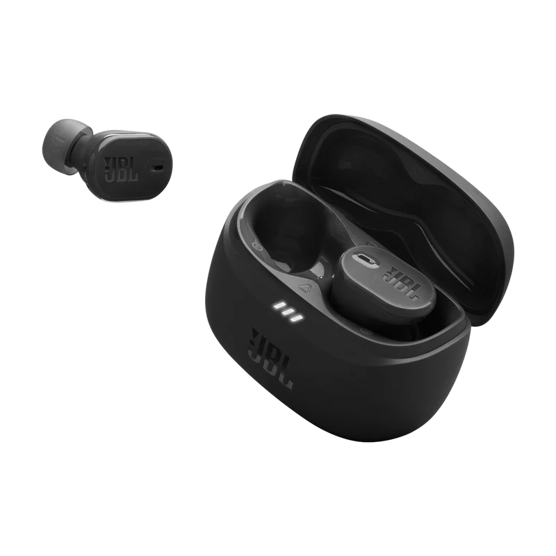 سماعات JBL Tune Buds اللاسلكية الحقيقية لإلغاء الضوضاء JBLTBUDSBLK باللون الأسود