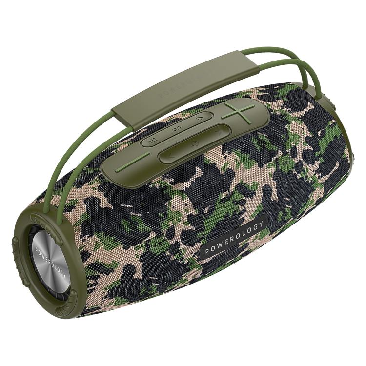 Powerology Phantom Wireless Bluetooth Speaker Camouflage