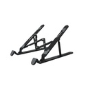 Green Lion Foldable Laptop Stand 7 Tilts - Black