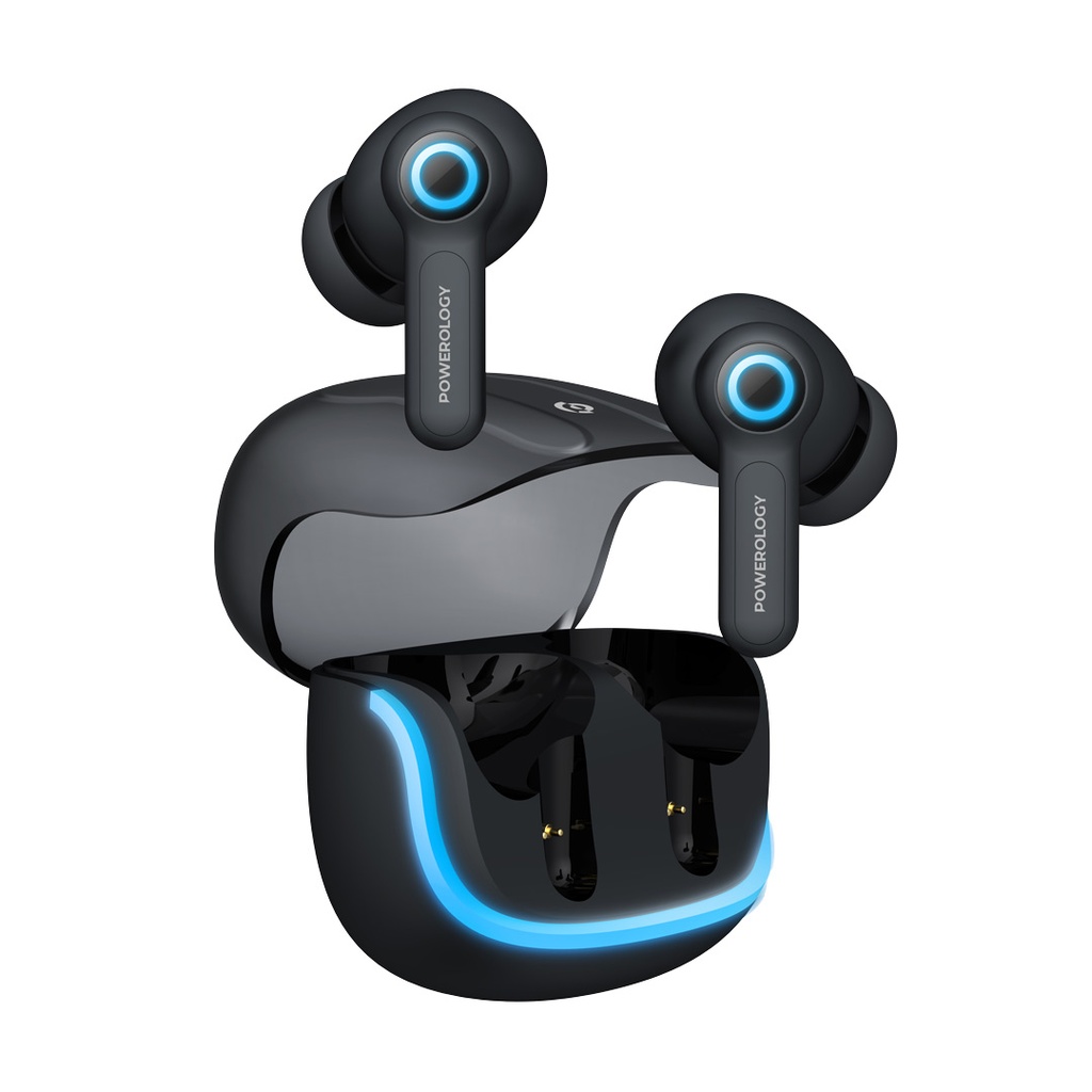 Powerology Quard Mic ENC TWS Earphone Black