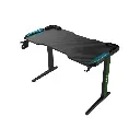Green Lion RGB Gaming Desk - Black