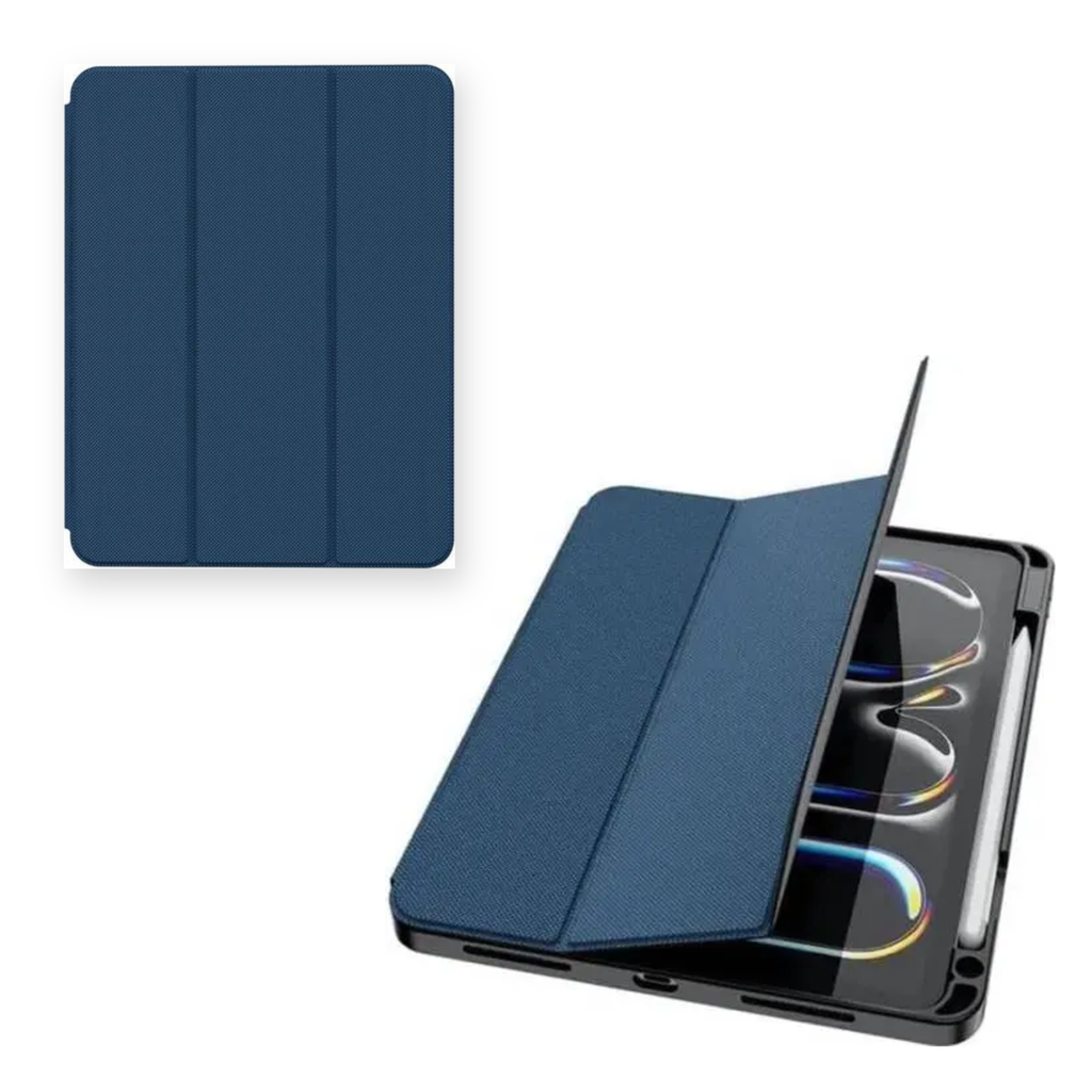 كفر جرين ليون هوجو بريميوم مع حامل قلم لـآيباد 10.2" (الجيل السابع والثامن والتاسع) – أزرق