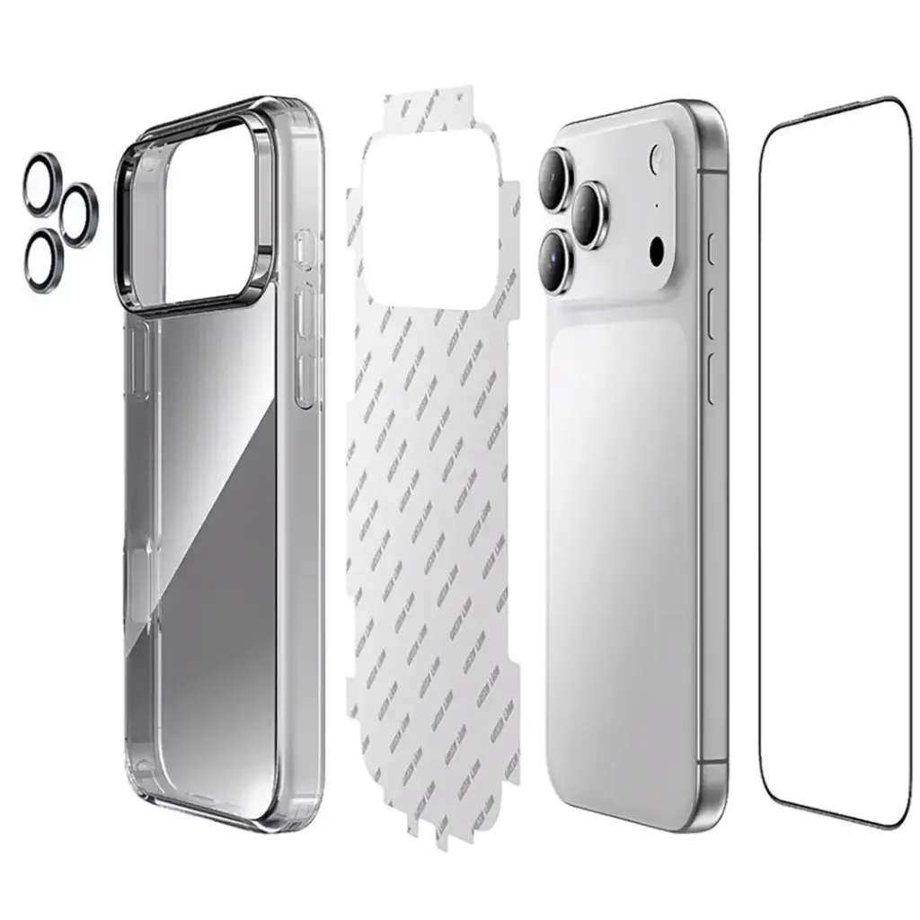 Green Lion 4 In 1 Defender Pack for iPhone 17 Pro Max