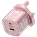 Porodo Tezclarte Quick Wall Charger Dual-Port Fast Charging- Pink