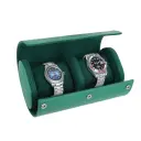Green Lion Duo Watch Roll Case - Rolex Green