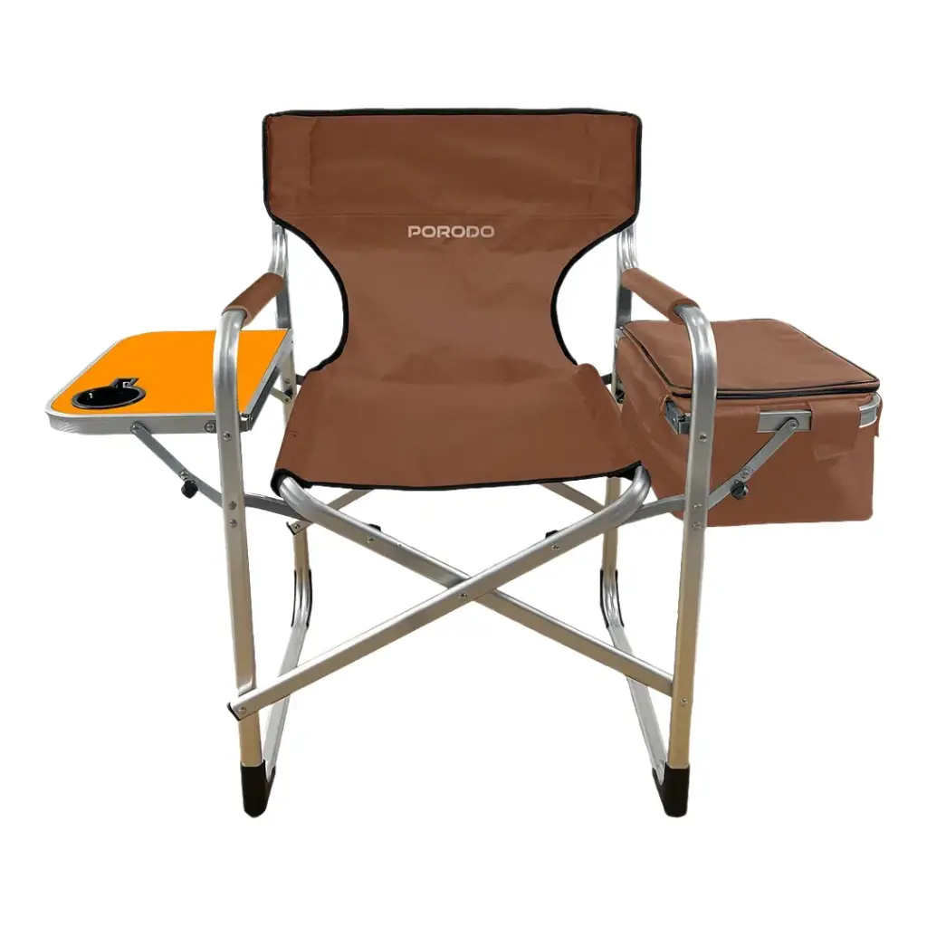 Porodo Lifestyle Outdoor Folding Director Chair - Brown
