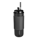 LePresso Thermal Tumbler with Infusion Filter Coffee Mug - Gray
