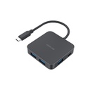 موزع USB-C متعدد الوظائف 7 في 1 من جرين ليون GHB-7 - أسود