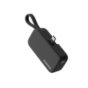 Momax 1-Power Mini 5000mAh 3in1 Power Bank With USB-C Plug Black