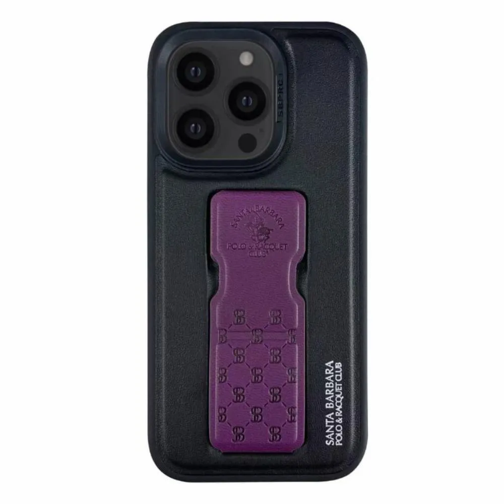 Polo Parker Magnetic Bracket Santa Barbara Leather Case For IPHONE 14 SERIES