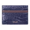 FZONE Leather Wallet Slim Card Holder – NavyBlue