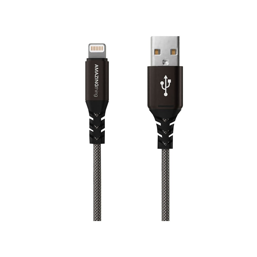 AMAZINGTHING ATSupremelink mfi Lightning Bullet Shield Cable 2.2m