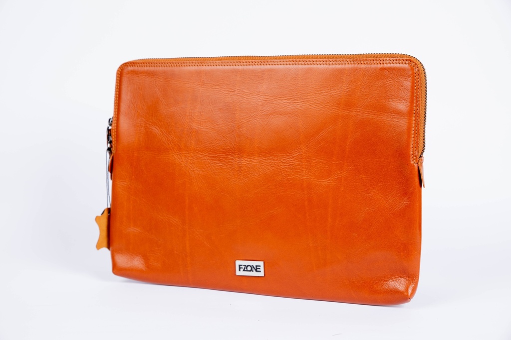 F-Zone Genuine Leather 13.3" iPad Case Brown