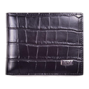 FZONE Leather Expert Bi-Fold Wallet – أسود