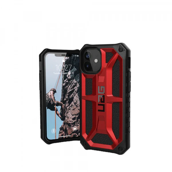 UAG Monarch Series iPhone 12 Pro Case Crimson