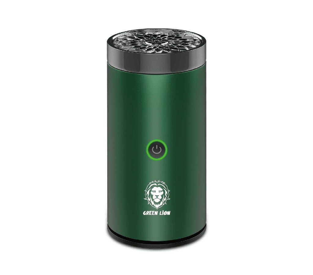 Green Lion Smart Bakhour Electric Rechargeable  Car Incense Burner - Green
