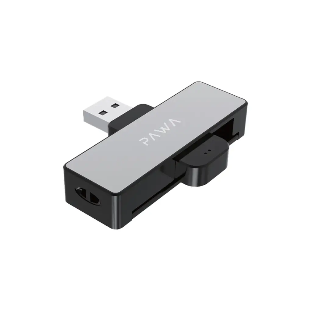 Pawa Mini Single Slot Smart Card Reader - Black