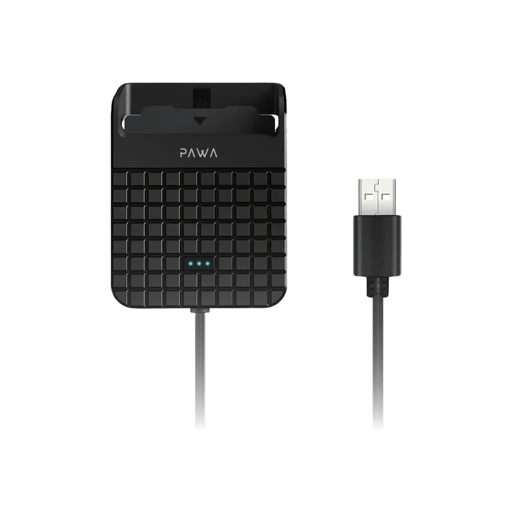 قارئ بطاقات ذكية PAWA Slim Single slot - PWATCDR132 - أسود