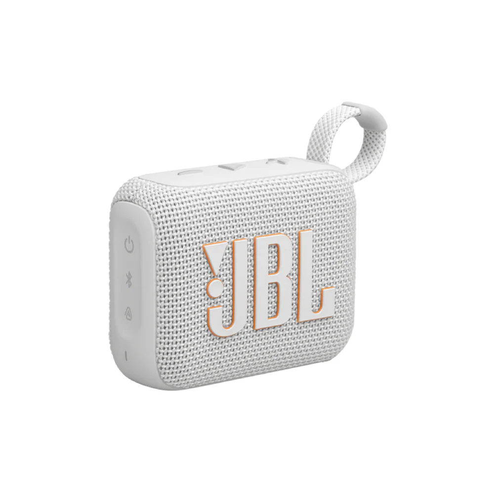 مكبر صوت محمول بتقنية البلوتوث JBL Go 4 - أبيض
