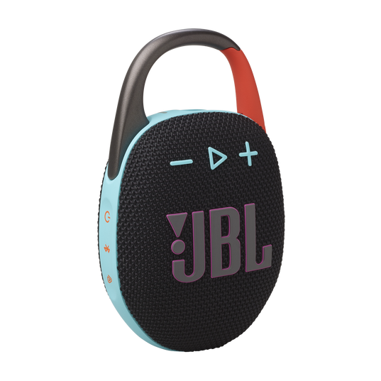 JBL Clip 5 Portable Bluetooth Speaker - Black & Orange