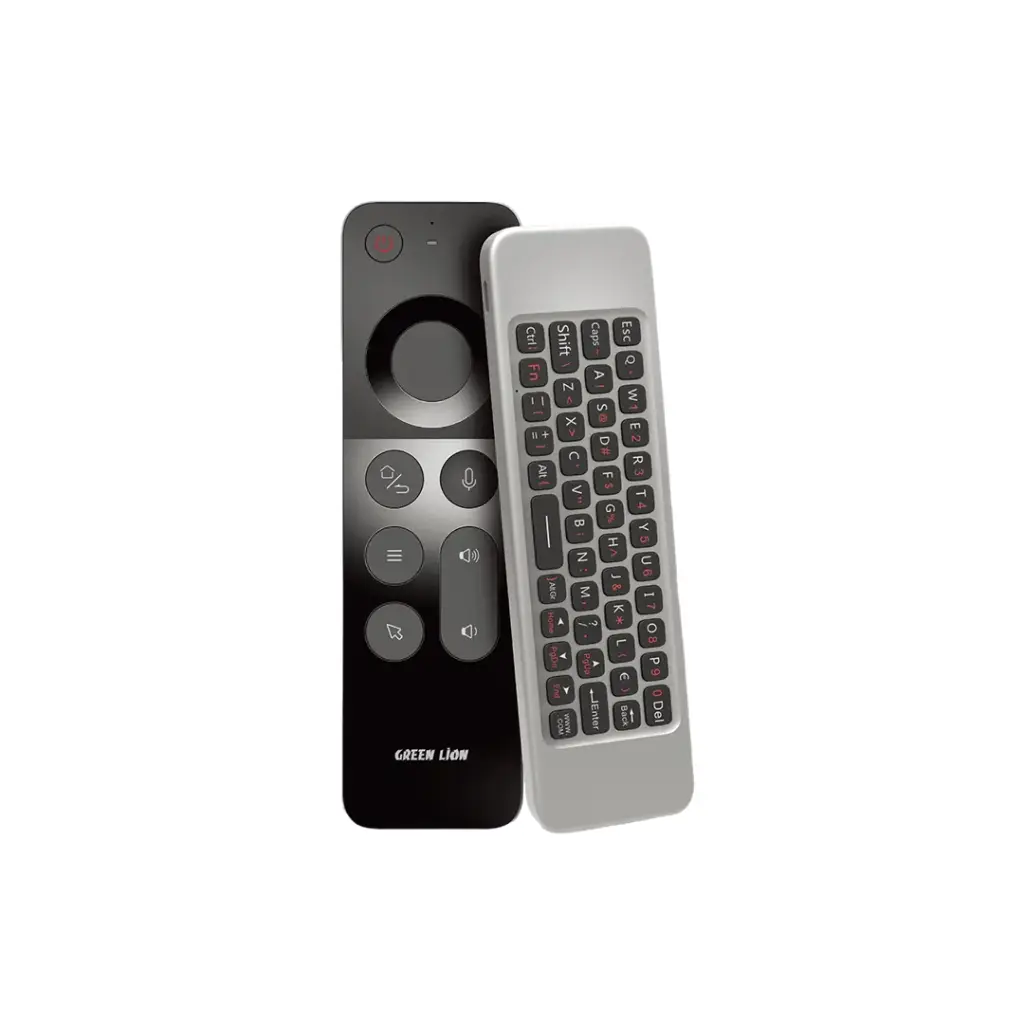 Green Lion 4 in 1 Wireless Remote With Keyboard - Black 