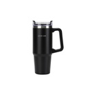 Green Lion Vacuum Travel Mug 900ml - Black