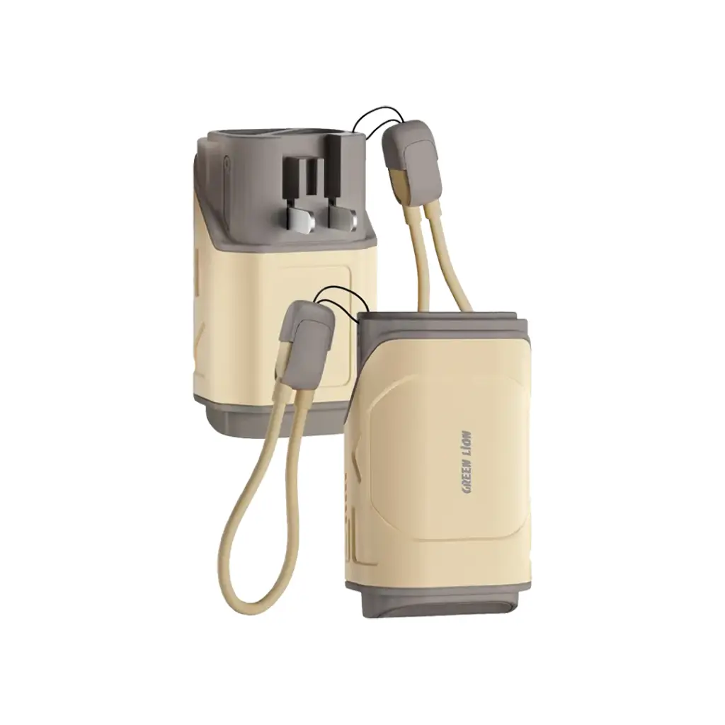 Green Lion Trave-X 10000mAh Power Bank - Beige