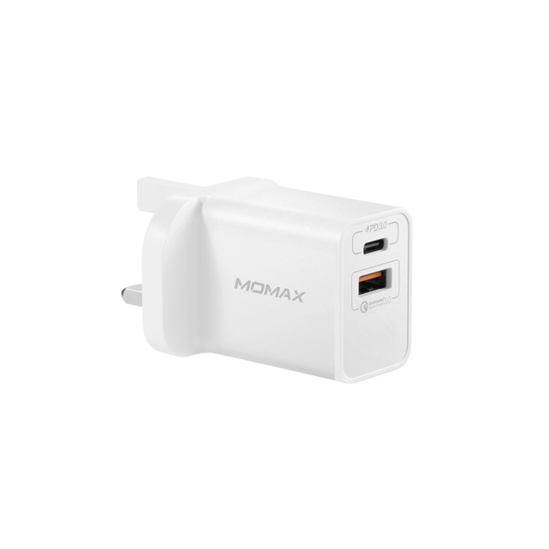 Momax One Plug 2 Ports 20W Type C