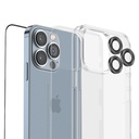 Green Lion 4-in-1 360° Protection Pack for iPhone 13 Pro – Silver