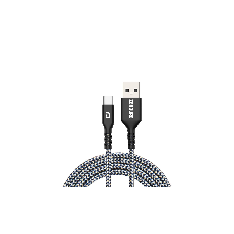 Zendure- SuperCord Kevlar USB-C To 8 Pin Cable 1mtr Red