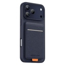 Green Lion Regal MagSafe Leather Case with Card Holder for iPhone 17 Pro – Deep Blue