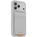 جراب Green Lion Regal MagSafe الجلدي مع حامل بطاقات لهاتف iPhone 17 Pro Max - أبيض