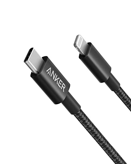 أنكر كابل نايلون من USB-C إلى لايتنينغ