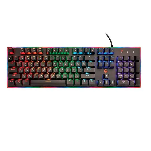 Porodo Mechanical Gaming Keyboard (English / Arabic) - Black PDX210