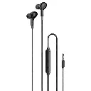 Porodo Soundtec Stereo Bass 3.5mm Wired Earphones - Black