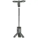 Porodo Lifestyle Foldable Lantern LED Camping Light with Tripod Base & RGB Lighting - Green