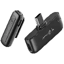 Porodo Blue Wireless Microphone - Black
