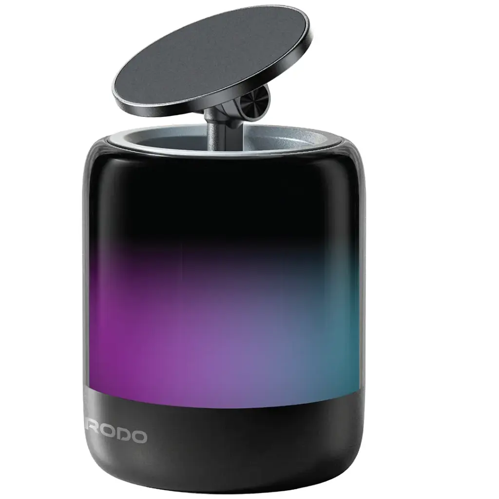 Porodo SyncGlow Speaker & Phone Holder with Rhythmic Lights