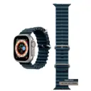 Pawa London Ocean Watch Strap 44/45/49mm - Abyss Blue