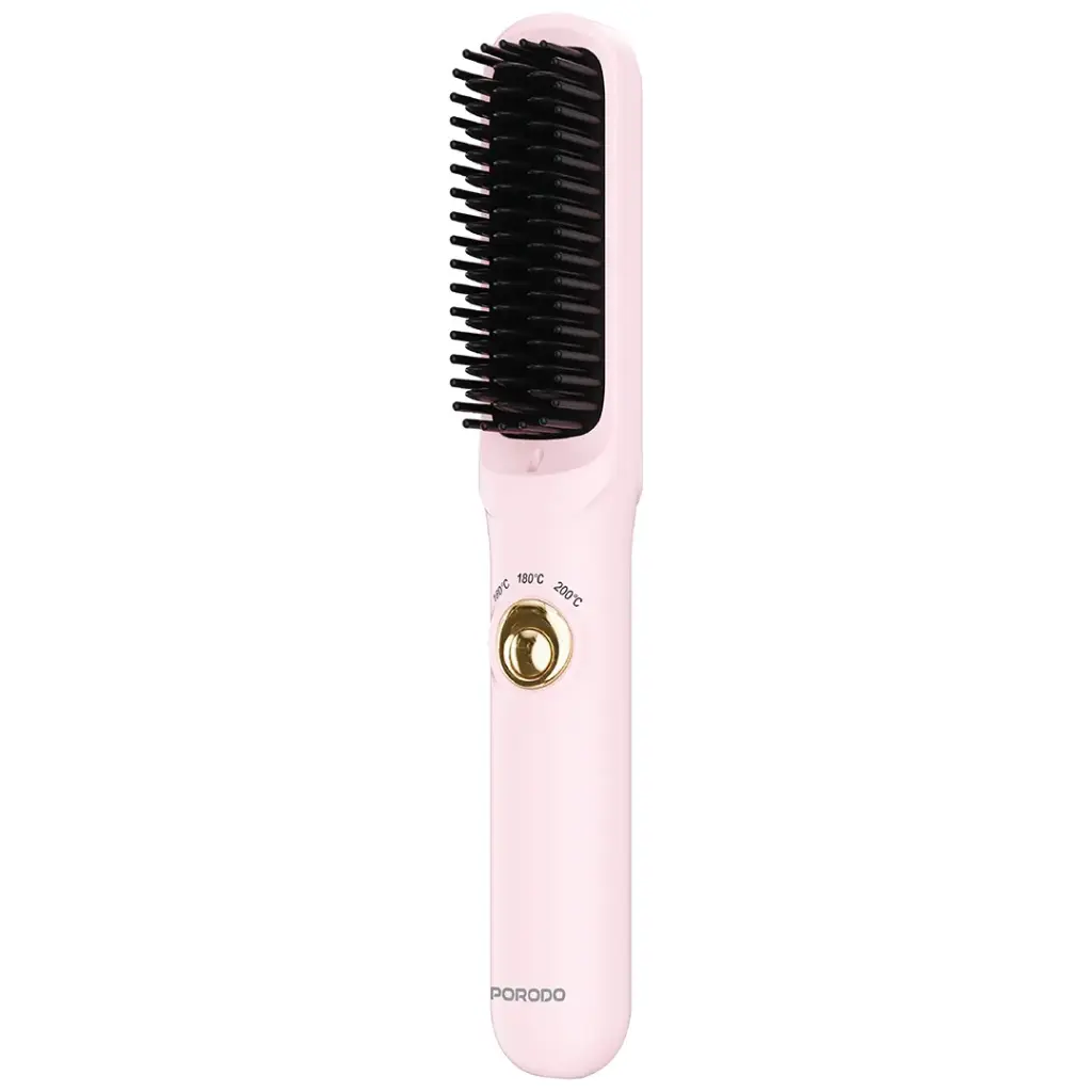 Porodo Lifestyle Portable Hair Straightener - Pink