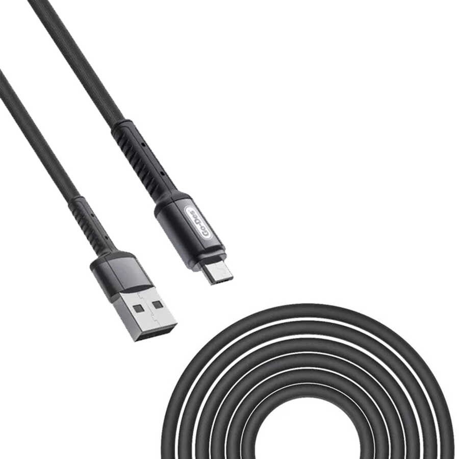 غو ديس كابل بيانات مايكرو USB طويل للشحن فائق السرعة