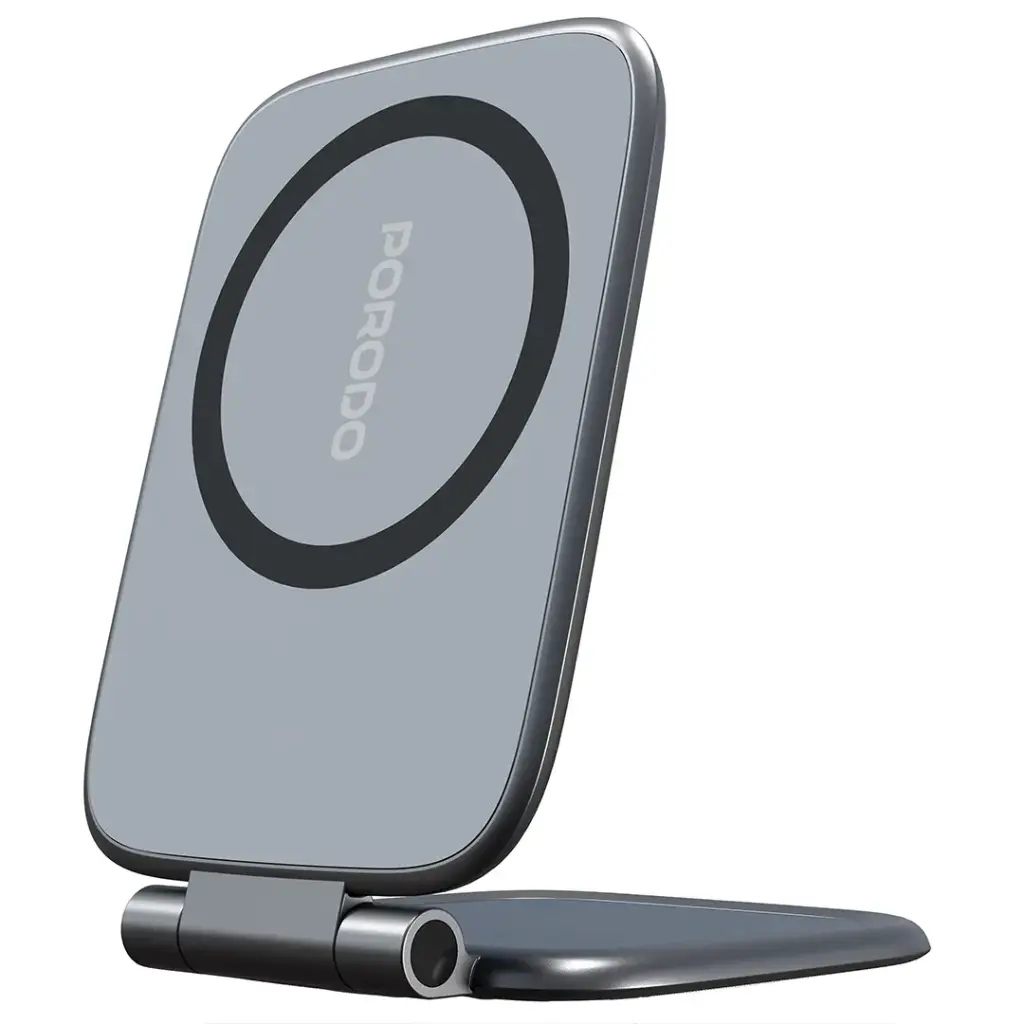 Porodo Magnifold Ultra-Slim Phone Holder - Black