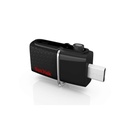 محرك أقراص فلاش SanDisk Ultra بسعة 128 جيجابايت مزود بمنفذي USB 3.0 من نوع Micro USB/USB 3.0