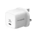 شاحن باوا الصغير للسفر بقوة 20 واط - أبيض