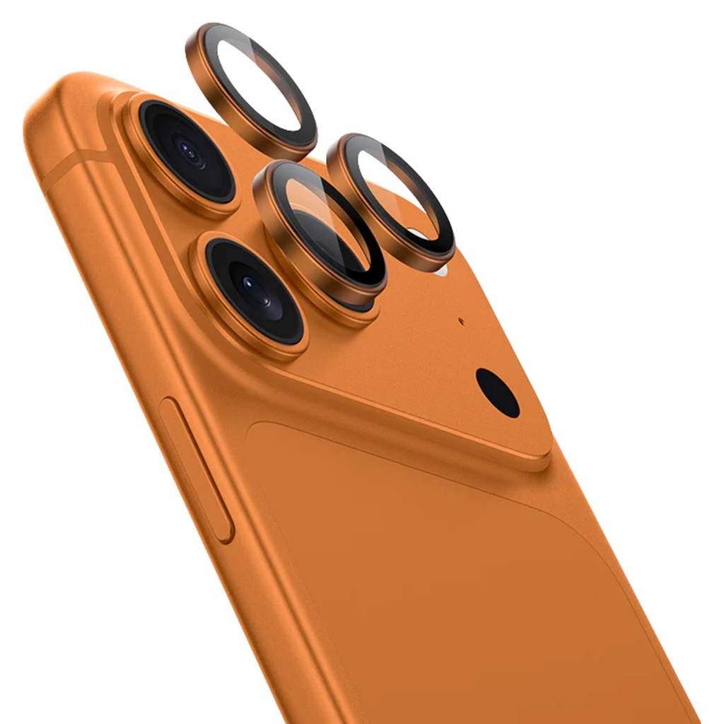 Green Lion HD Plus Camera Lens for iPhone 17 Pro/17 Pro Max – Orange