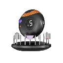 مجموعة أدوات تقليم الأظافر المتكاملة من بورودو لايف ستايل - أسود