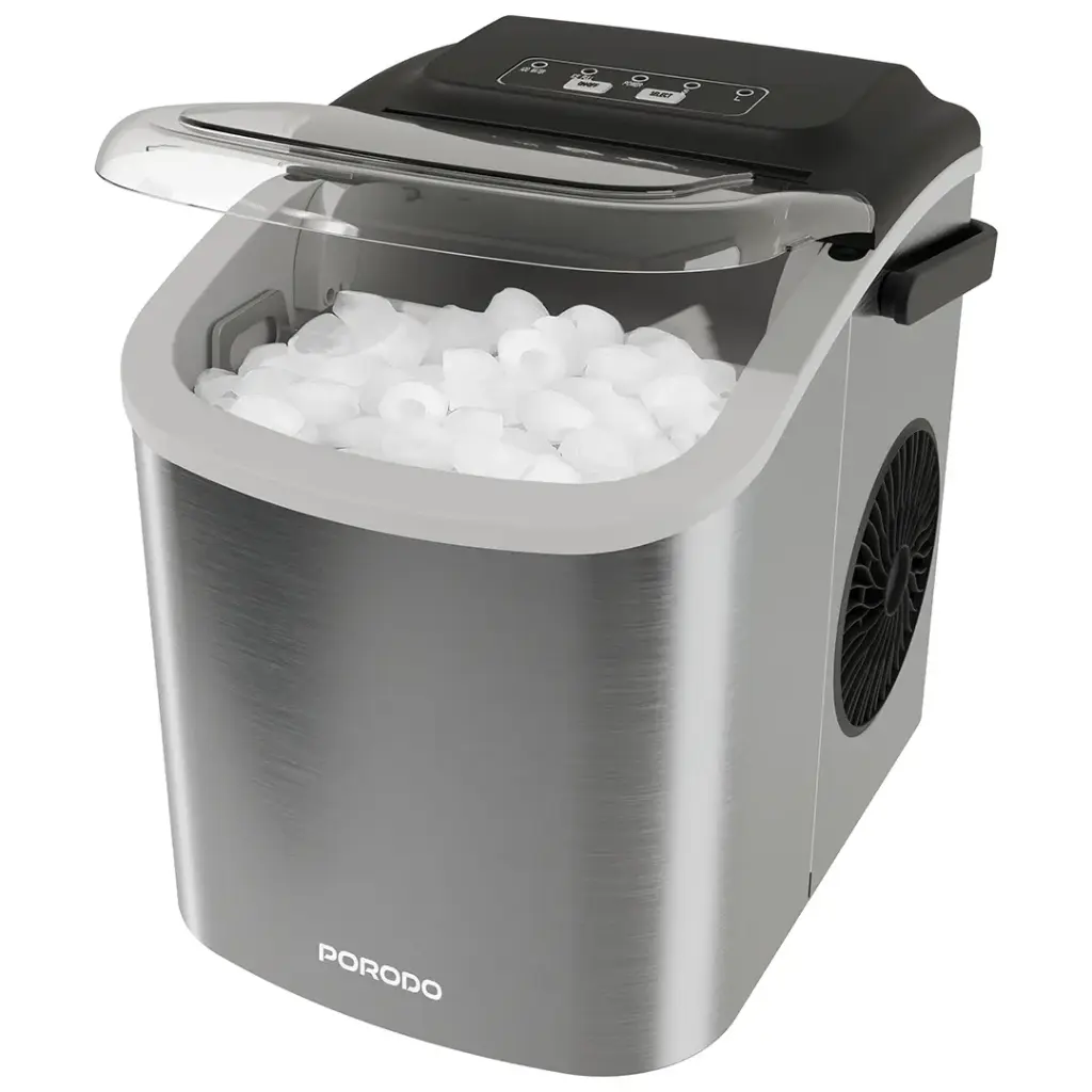 Porodo Lifestyle Instant Bullet Ice Maker - Silver